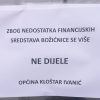 Priopćenje SDP-a Kloštar Ivanić o obustavi božićnica